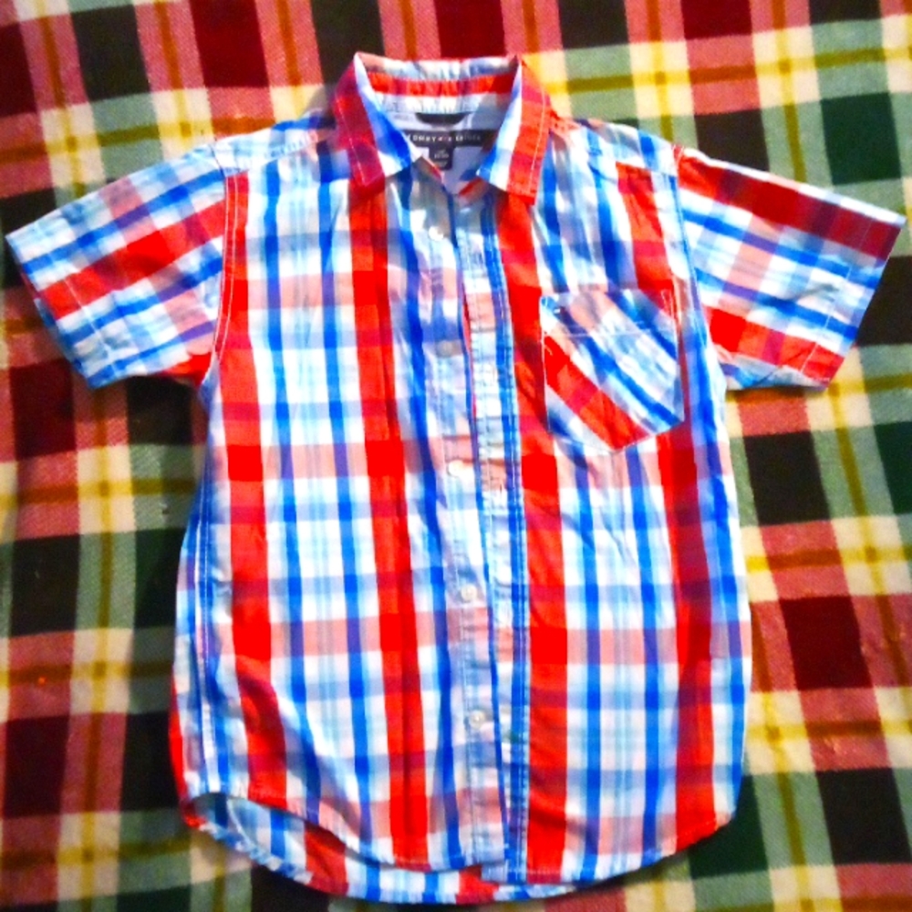 Tommy Hilfiger Boys Collared Shirt Size 8-10